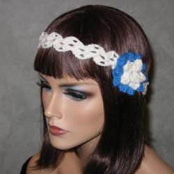 Handmade Crocheted Cotton Headband